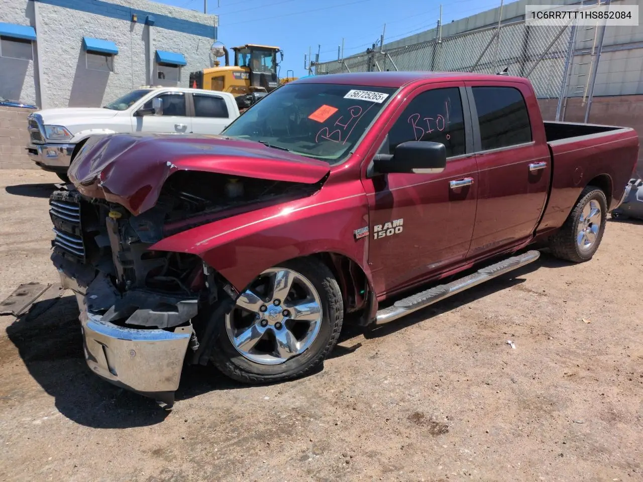 2017 Ram 1500 Slt VIN: 1C6RR7TT1HS852084 Lot: 56725265