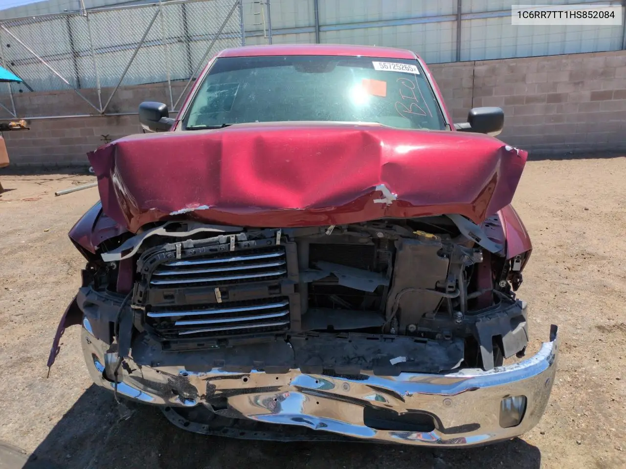 2017 Ram 1500 Slt VIN: 1C6RR7TT1HS852084 Lot: 56725265