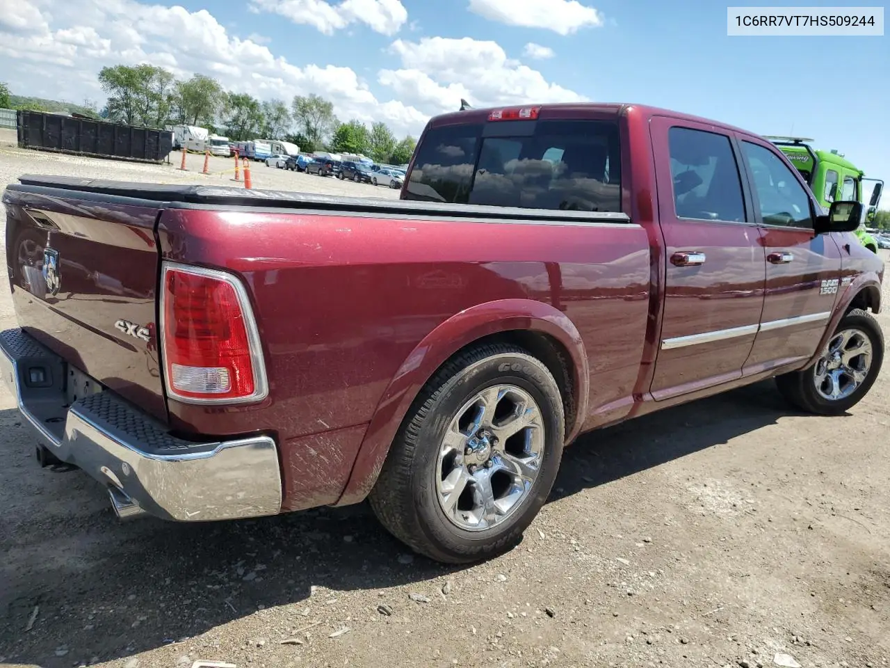 2017 Ram 1500 Laramie VIN: 1C6RR7VT7HS509244 Lot: 56940285