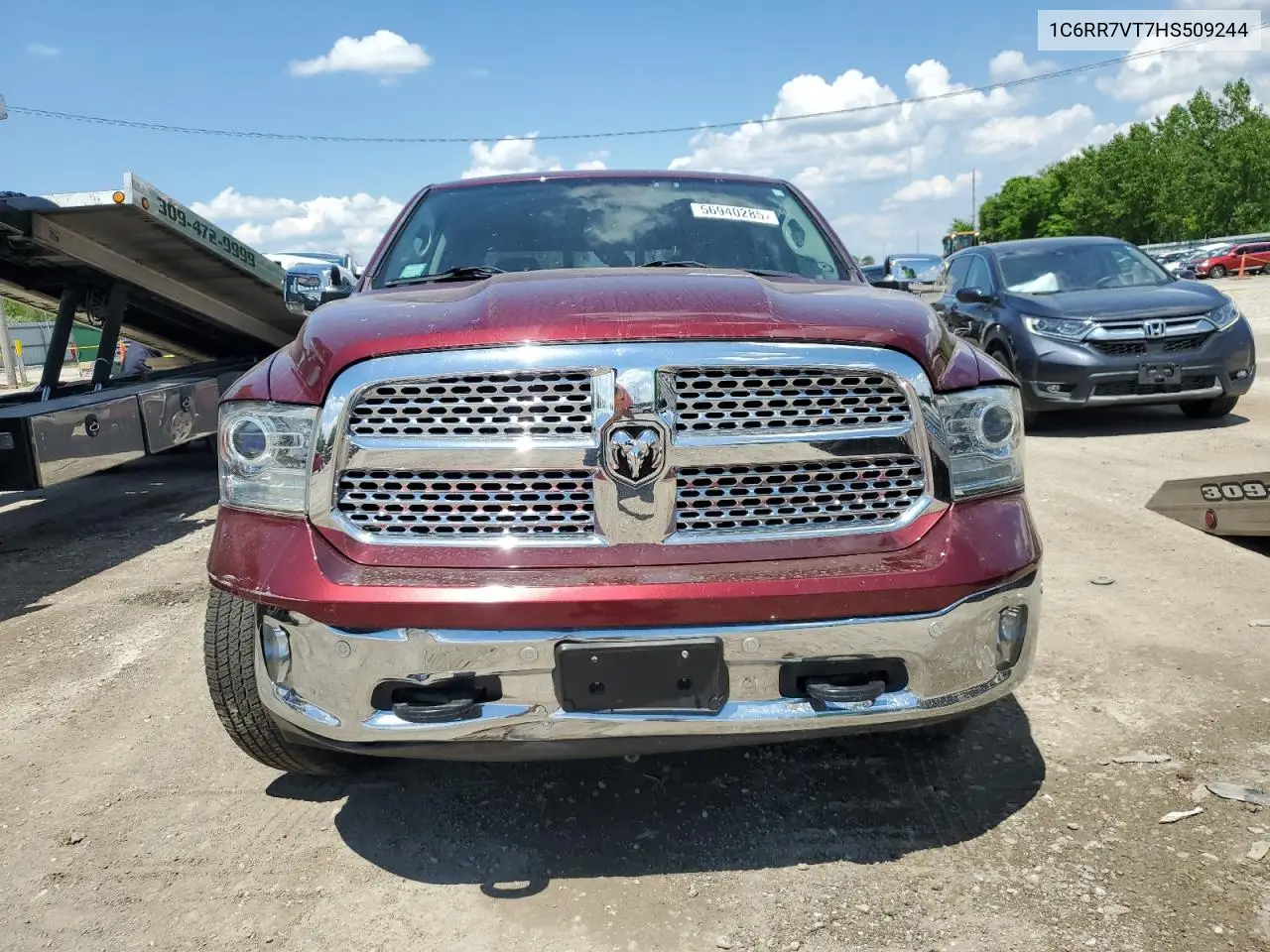2017 Ram 1500 Laramie VIN: 1C6RR7VT7HS509244 Lot: 56940285