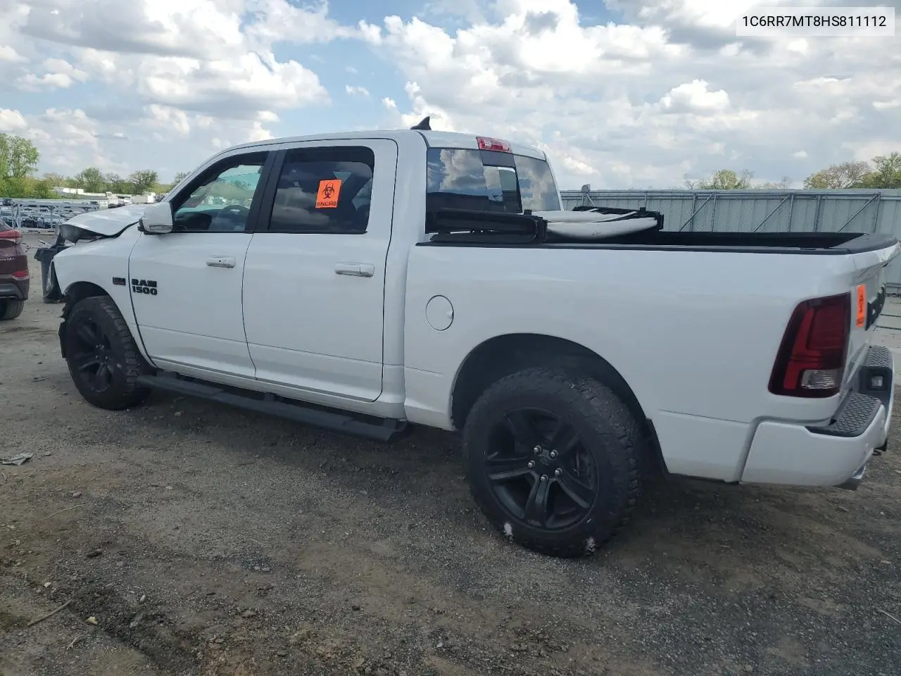 2017 Ram 1500 Sport VIN: 1C6RR7MT8HS811112 Lot: 57101385