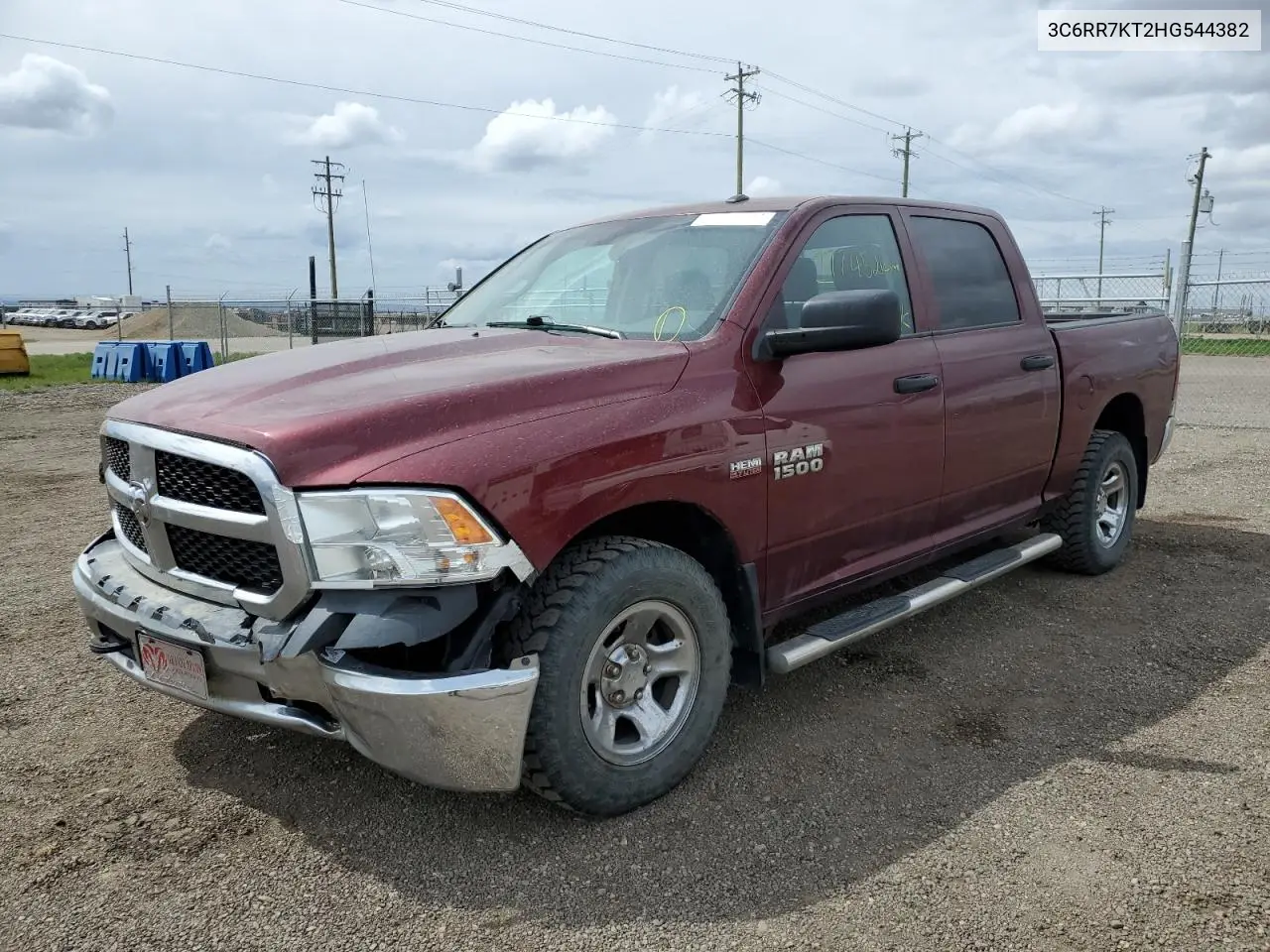 2017 Ram 1500 St VIN: 3C6RR7KT2HG544382 Lot: 57111095