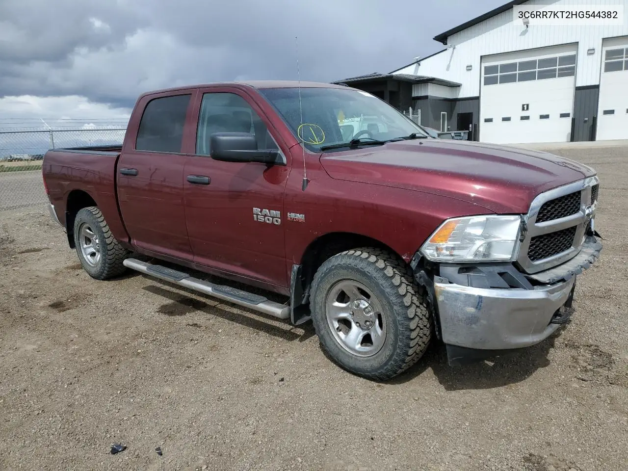 2017 Ram 1500 St VIN: 3C6RR7KT2HG544382 Lot: 57111095