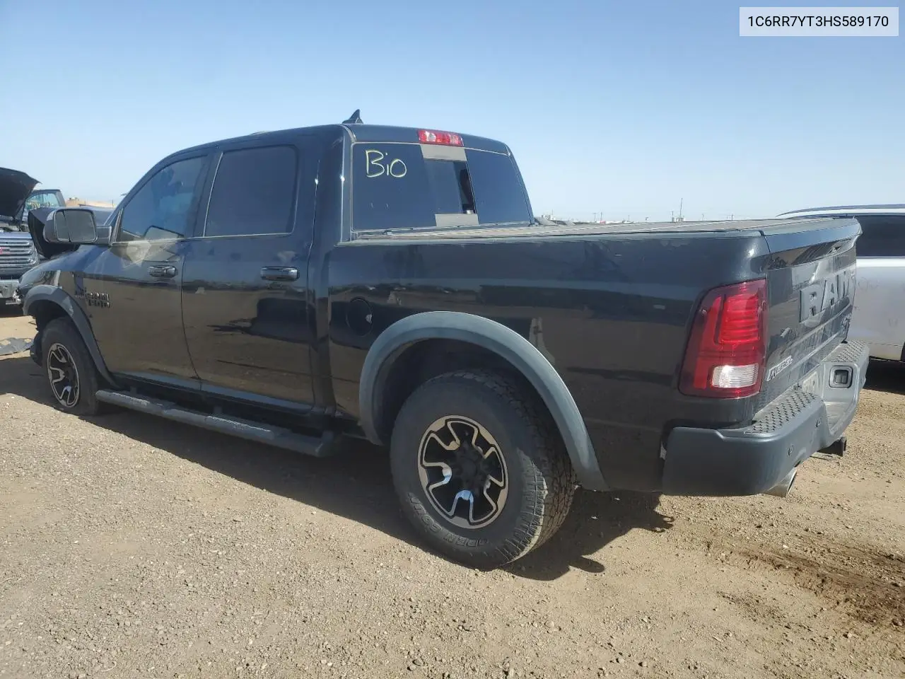 2017 Ram 1500 Rebel VIN: 1C6RR7YT3HS589170 Lot: 57115335