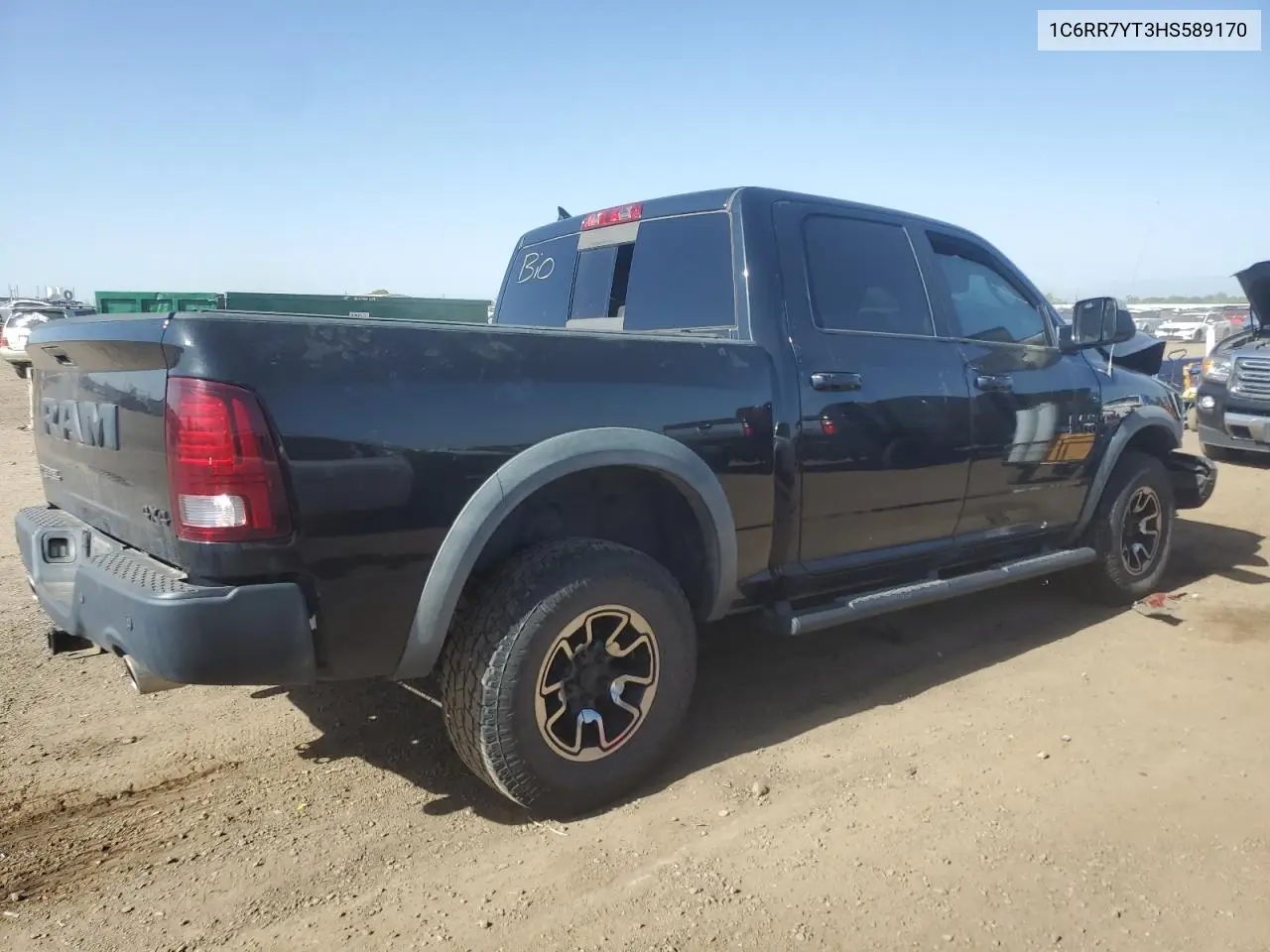 2017 Ram 1500 Rebel VIN: 1C6RR7YT3HS589170 Lot: 57115335