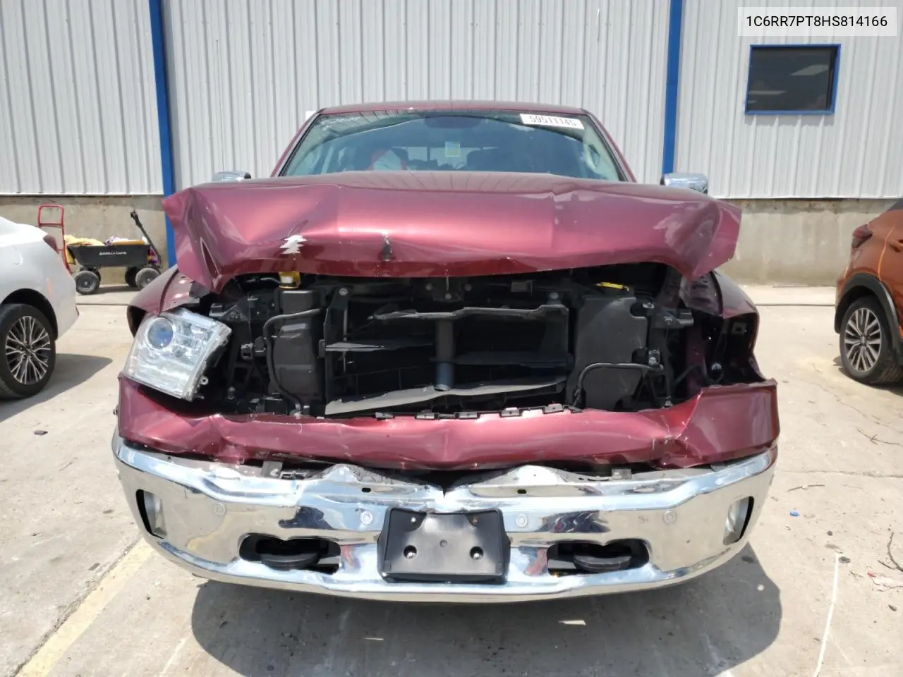 2017 Ram 1500 Longhorn VIN: 1C6RR7PT8HS814166 Lot: 59511145