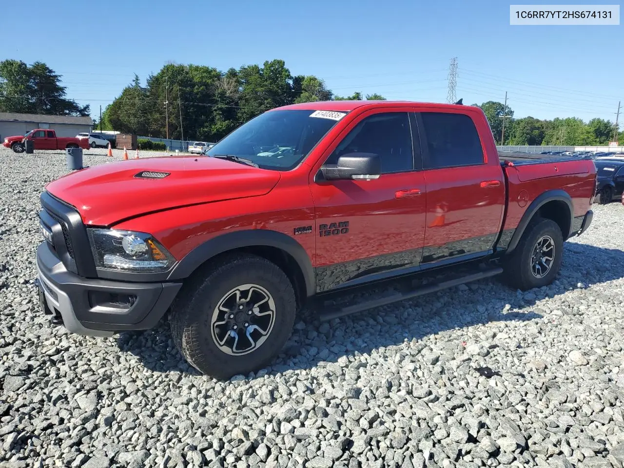 2017 Ram 1500 Rebel VIN: 1C6RR7YT2HS674131 Lot: 61403835