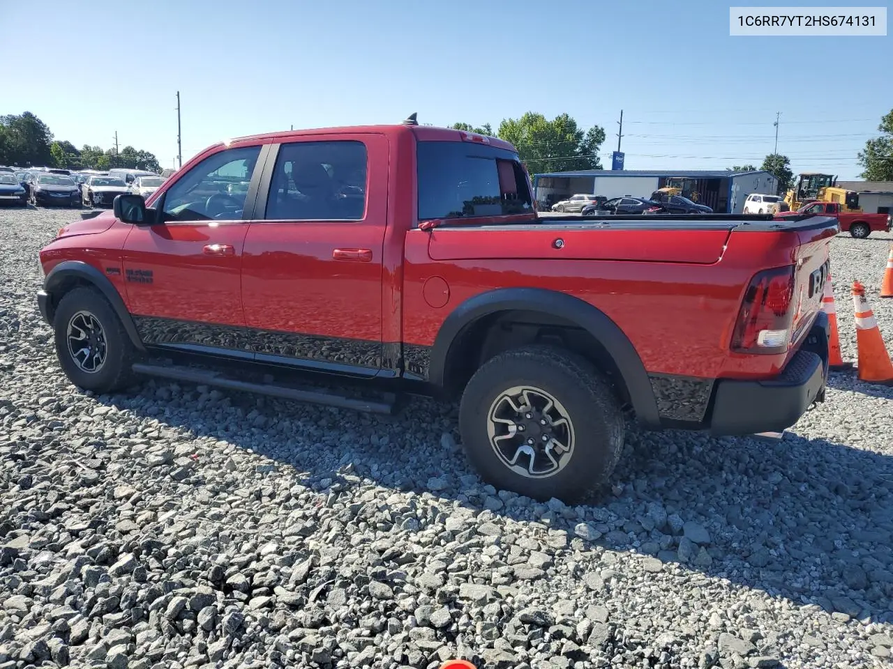 2017 Ram 1500 Rebel VIN: 1C6RR7YT2HS674131 Lot: 61403835