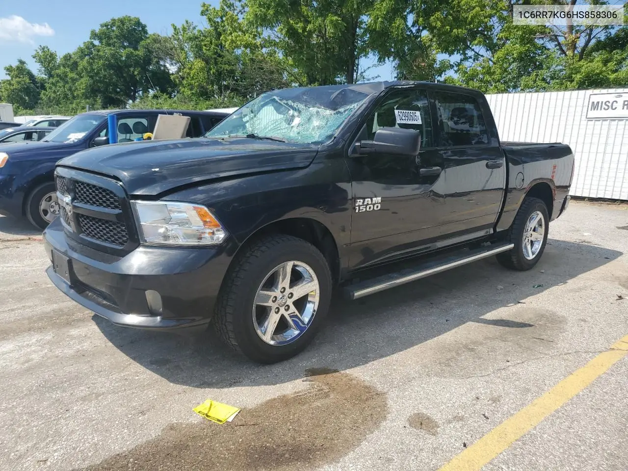 2017 Ram 1500 St VIN: 1C6RR7KG6HS858306 Lot: 62990605