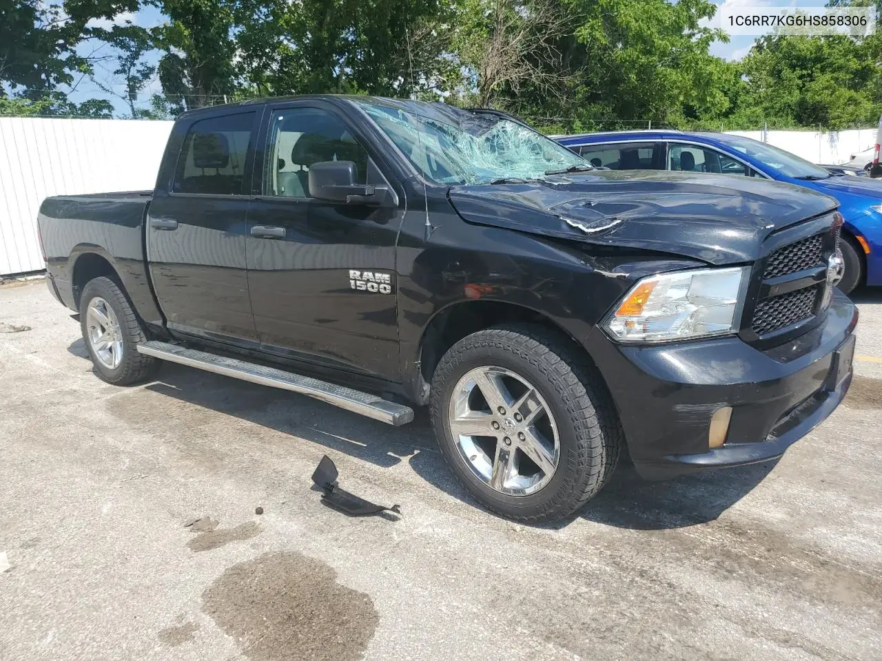 2017 Ram 1500 St VIN: 1C6RR7KG6HS858306 Lot: 62990605