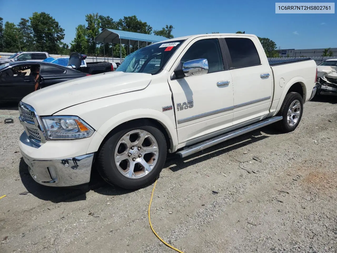 2017 Ram 1500 Laramie VIN: 1C6RR7NT2HS802761 Lot: 63326895