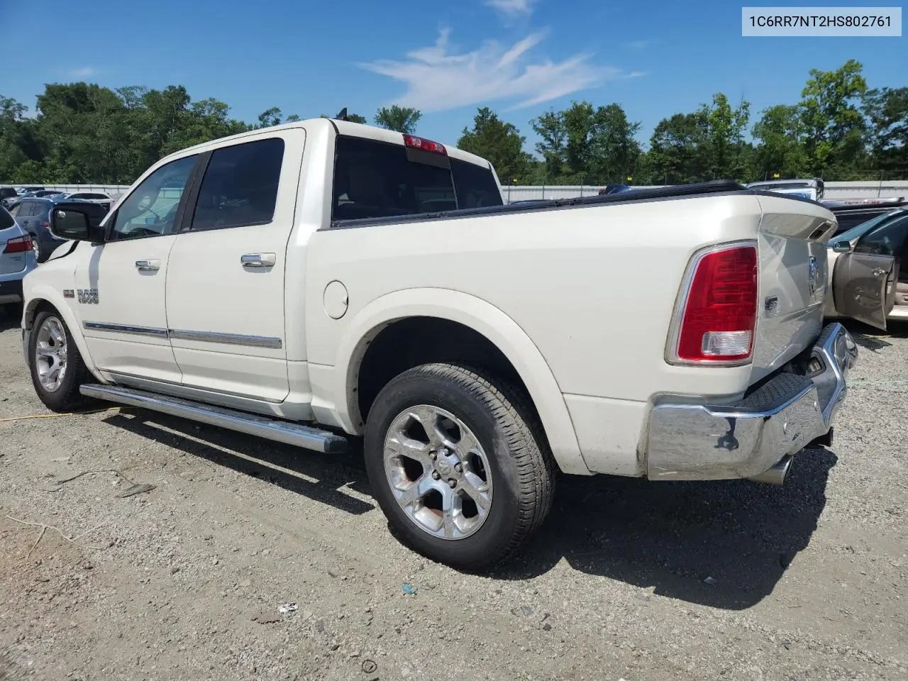 2017 Ram 1500 Laramie VIN: 1C6RR7NT2HS802761 Lot: 63326895