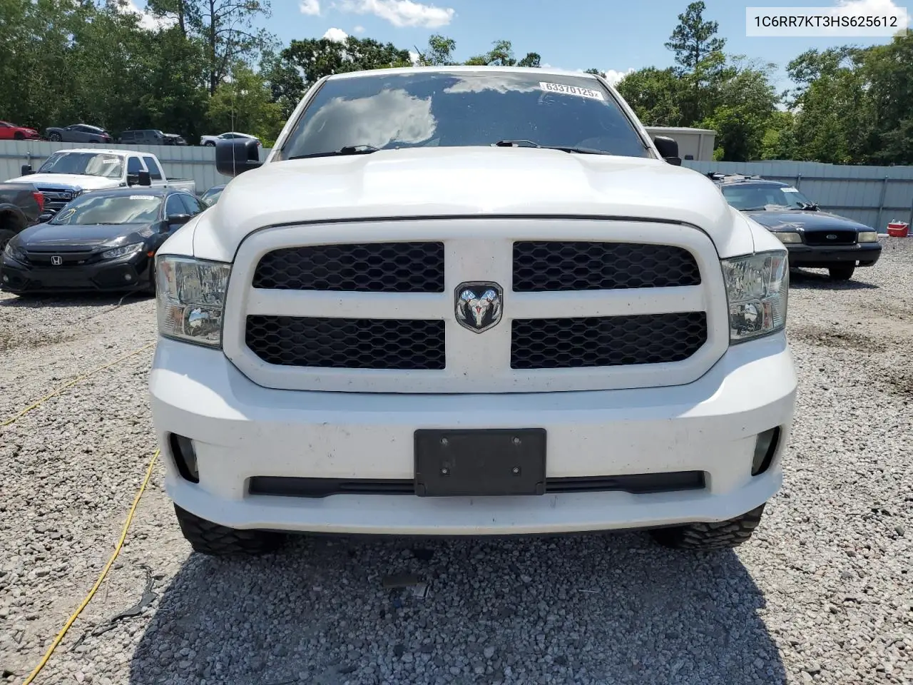 2017 Ram 1500 St VIN: 1C6RR7KT3HS625612 Lot: 63370125