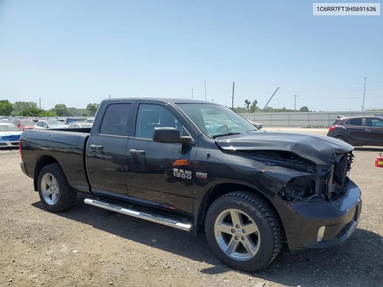 2017 Ram 1500 St VIN: 1C6RR7FT3HS691636 Lot: 63592835