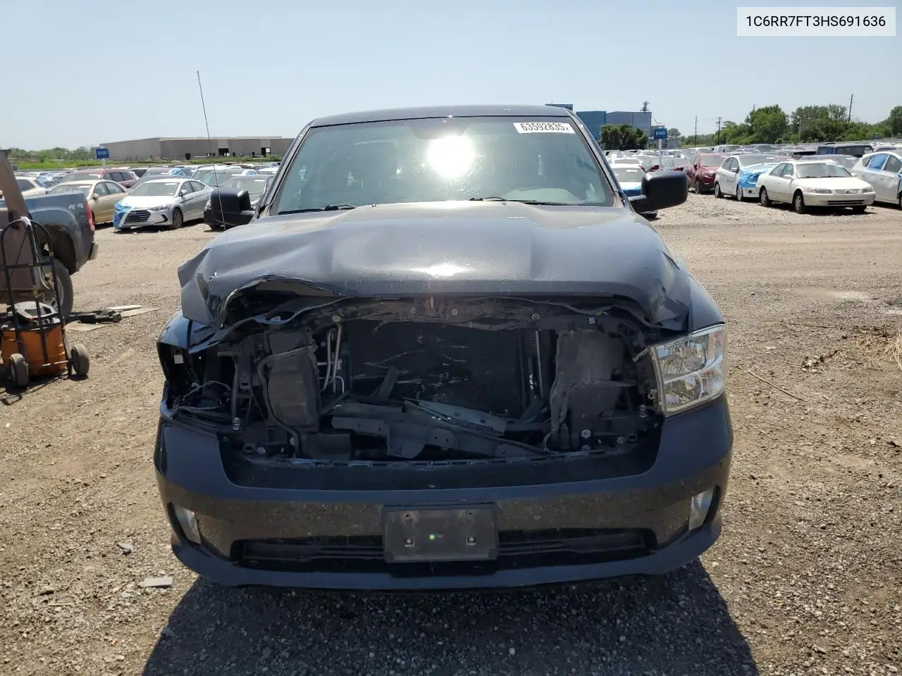 2017 Ram 1500 St VIN: 1C6RR7FT3HS691636 Lot: 63592835