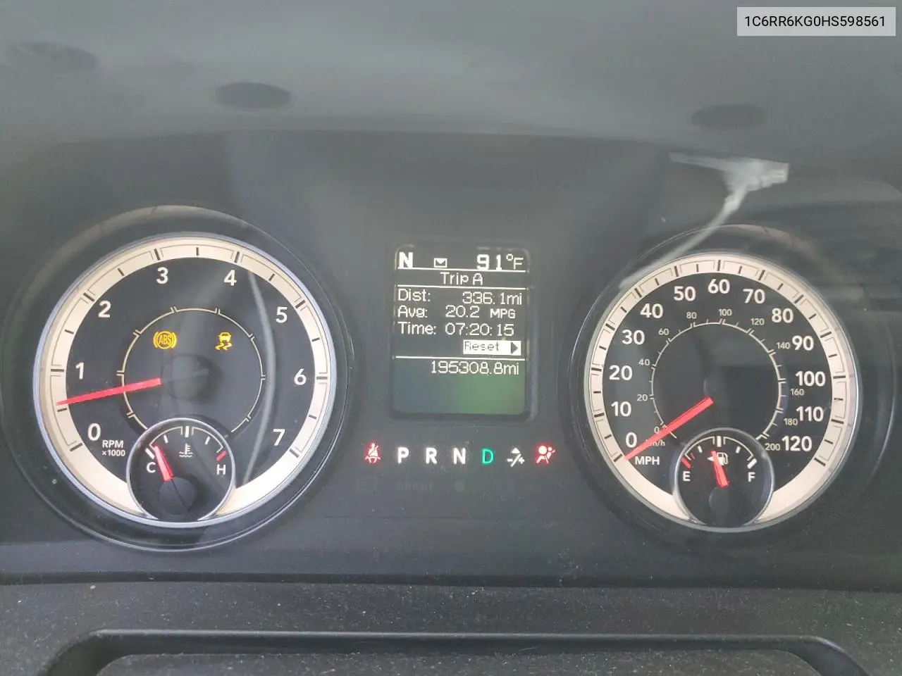 2017 Ram 1500 St VIN: 1C6RR6KG0HS598561 Lot: 63600775