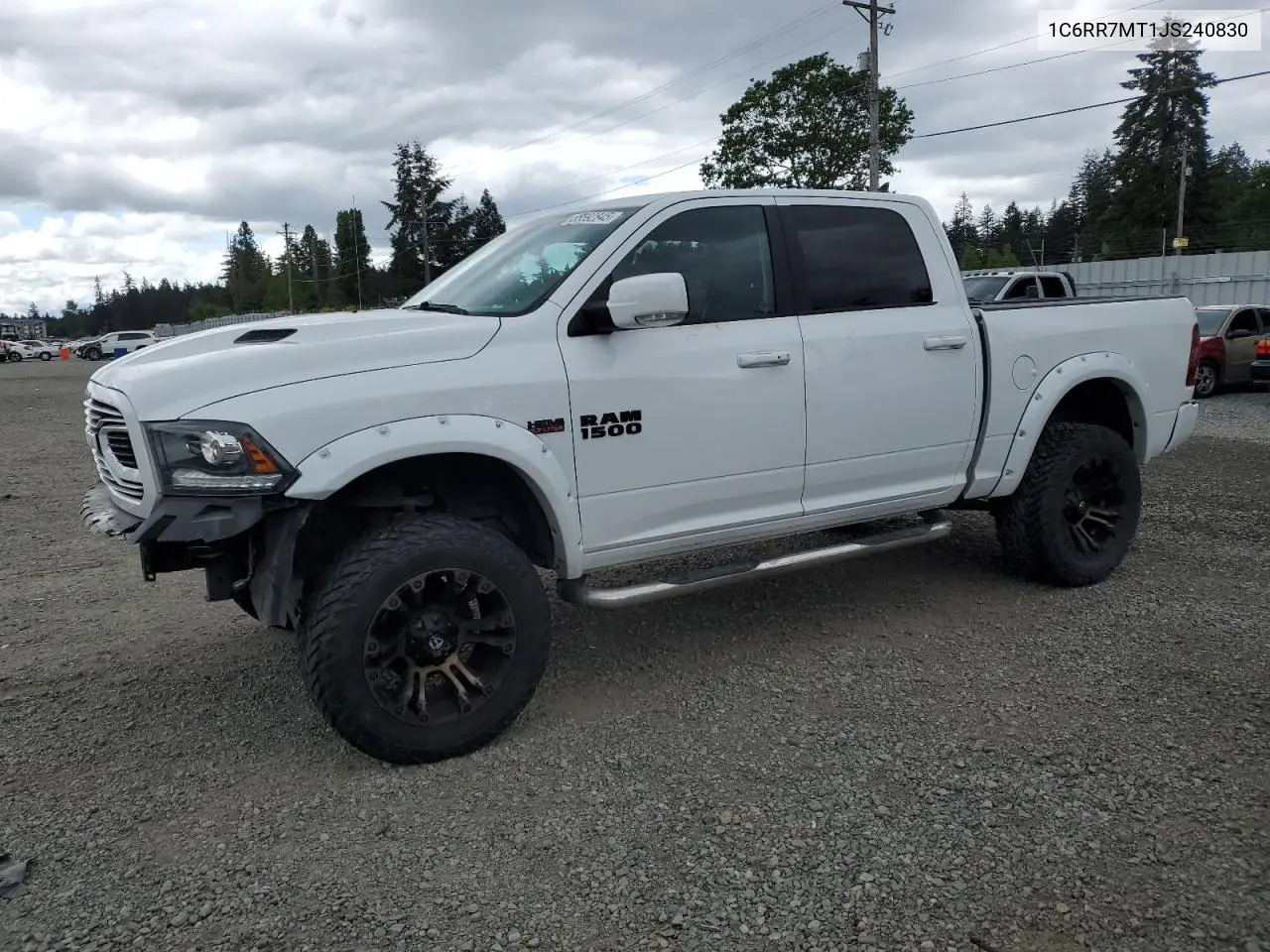 2018 Ram 1500 Sport VIN: 1C6RR7MT1JS240830 Lot: 55592845