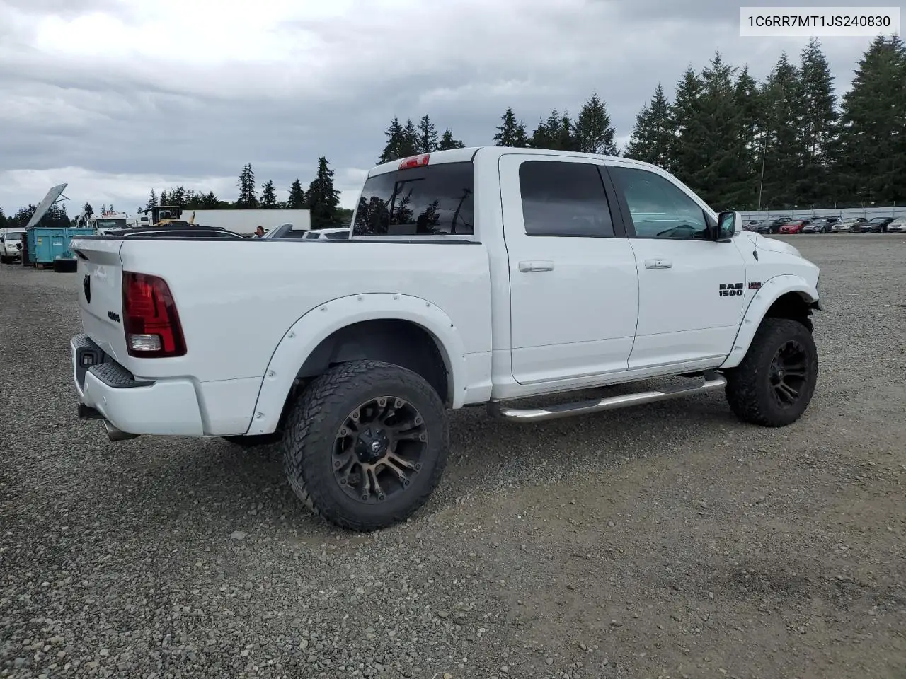 2018 Ram 1500 Sport VIN: 1C6RR7MT1JS240830 Lot: 55592845
