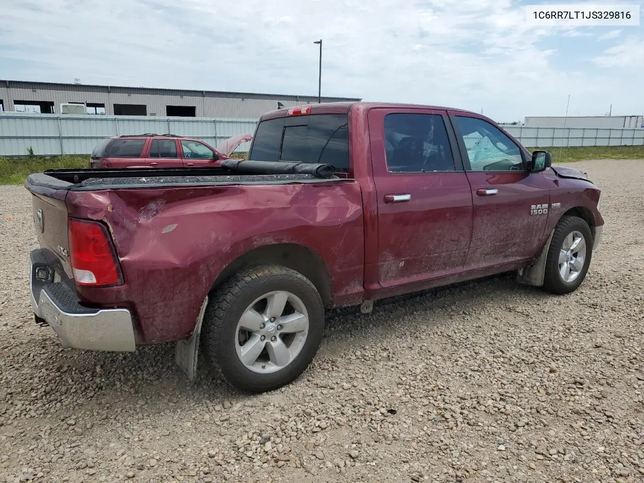 2018 Ram 1500 Slt VIN: 1C6RR7LT1JS329816 Lot: 63086475