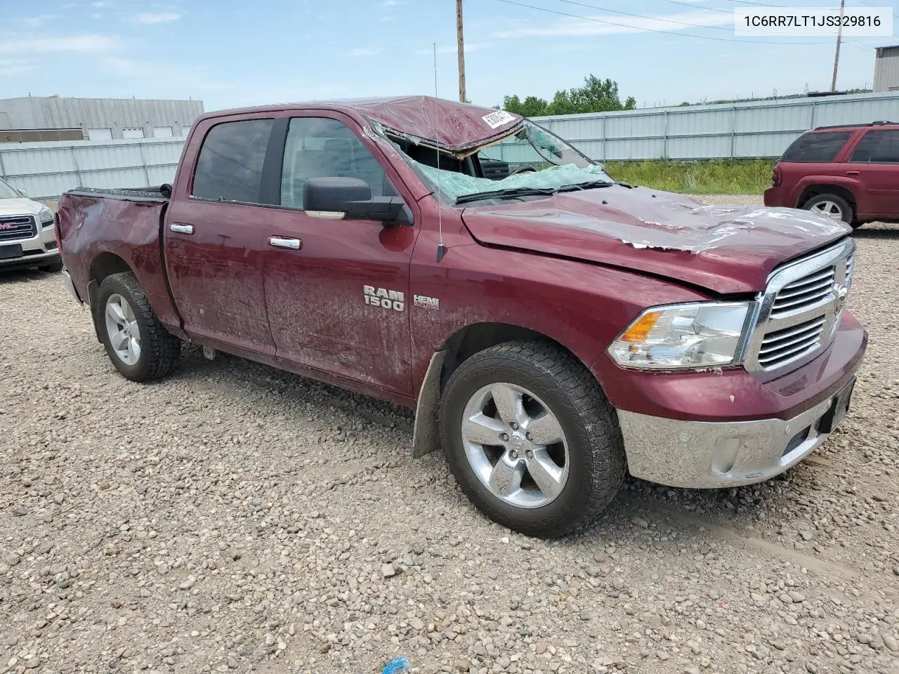 2018 Ram 1500 Slt VIN: 1C6RR7LT1JS329816 Lot: 63086475