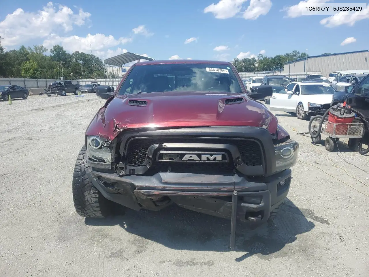 2018 Ram 1500 Rebel VIN: 1C6RR7YT5JS235429 Lot: 63518705