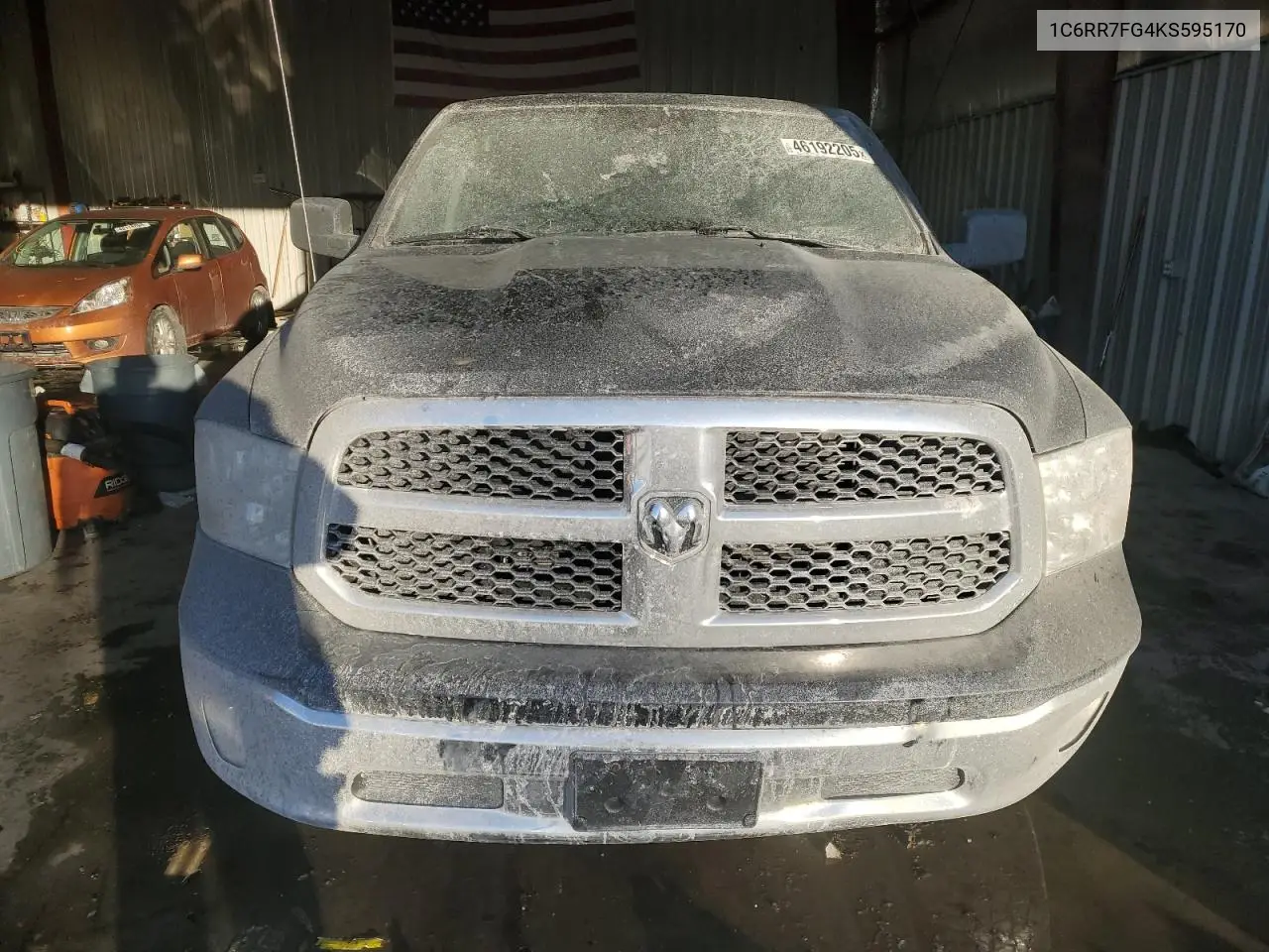 2019 Ram 1500 Classic Tradesman VIN: 1C6RR7FG4KS595170 Lot: 46192205