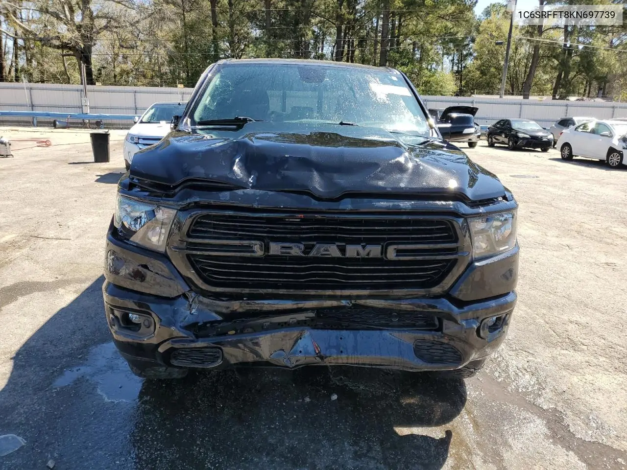 2019 Ram 1500 Big Horn/Lone Star VIN: 1C6SRFFT8KN697739 Lot: 50511585