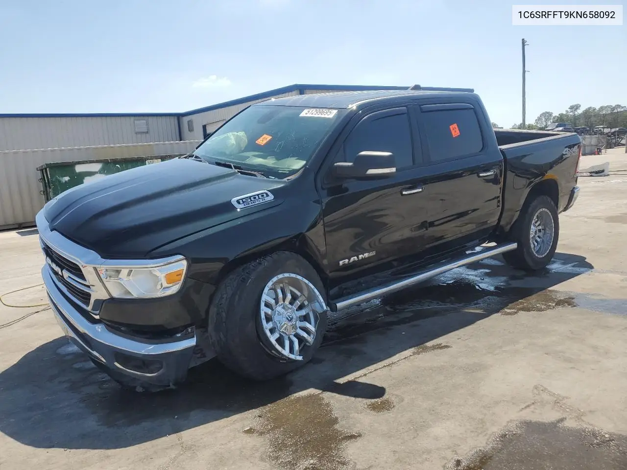 2019 Ram 1500 Big Horn/Lone Star VIN: 1C6SRFFT9KN658092 Lot: 51299695