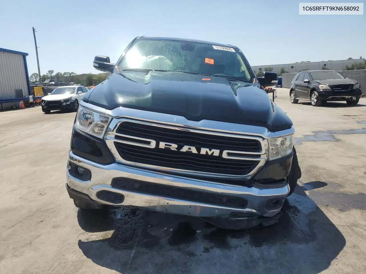 2019 Ram 1500 Big Horn/Lone Star VIN: 1C6SRFFT9KN658092 Lot: 51299695