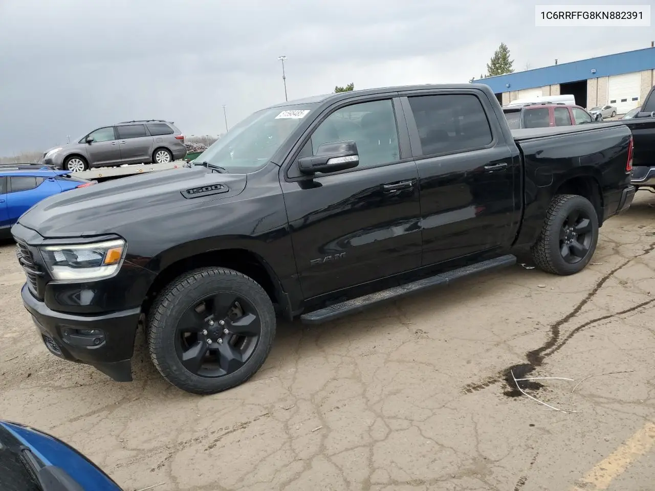 2019 Ram 1500 Big Horn/Lone Star VIN: 1C6RRFFG8KN882391 Lot: 51598485