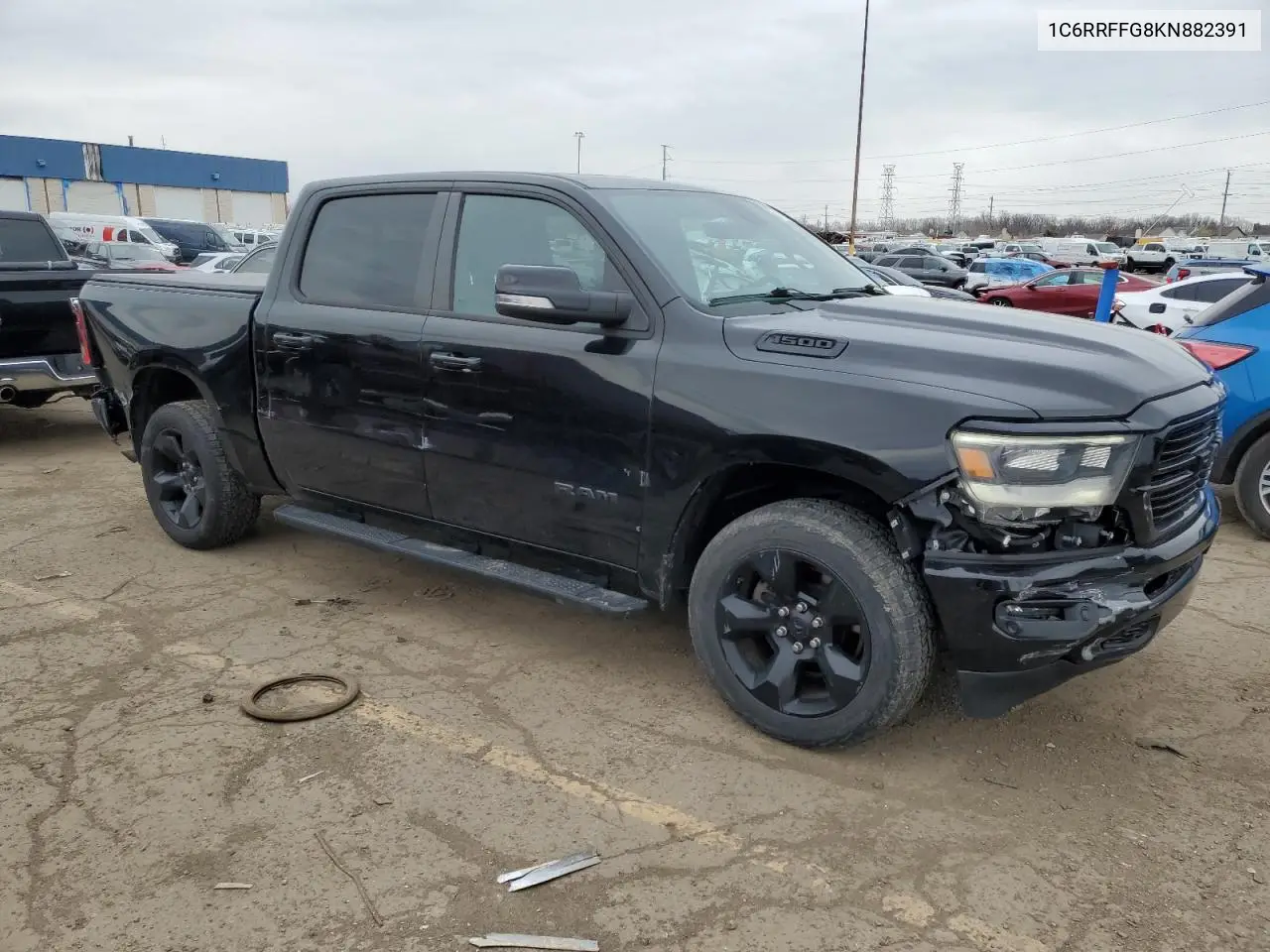 2019 Ram 1500 Big Horn/Lone Star VIN: 1C6RRFFG8KN882391 Lot: 51598485