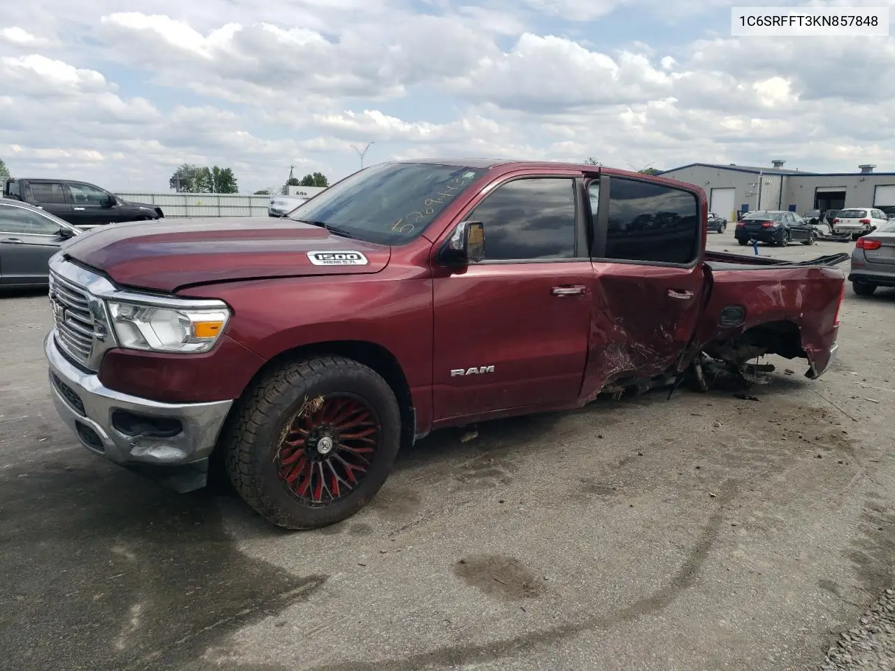 2019 Ram 1500 Big Horn/Lone Star VIN: 1C6SRFFT3KN857848 Lot: 52694435