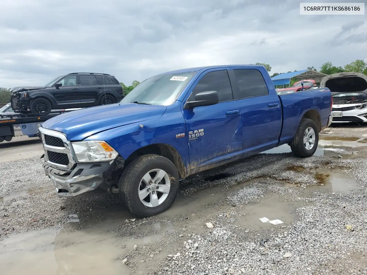 2019 Ram 1500 Classic Slt VIN: 1C6RR7TT1KS686186 Lot: 54253465