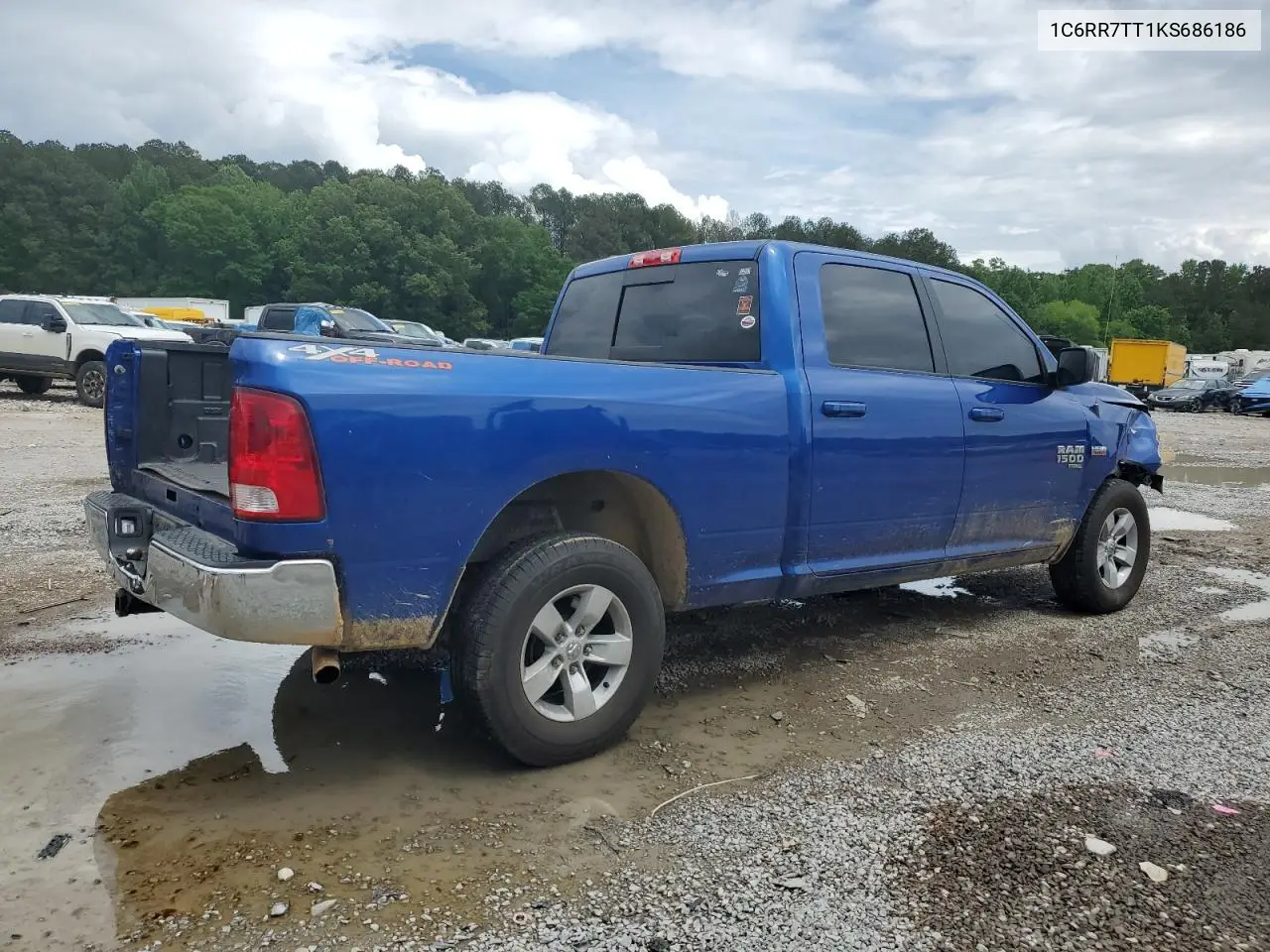 2019 Ram 1500 Classic Slt VIN: 1C6RR7TT1KS686186 Lot: 54253465
