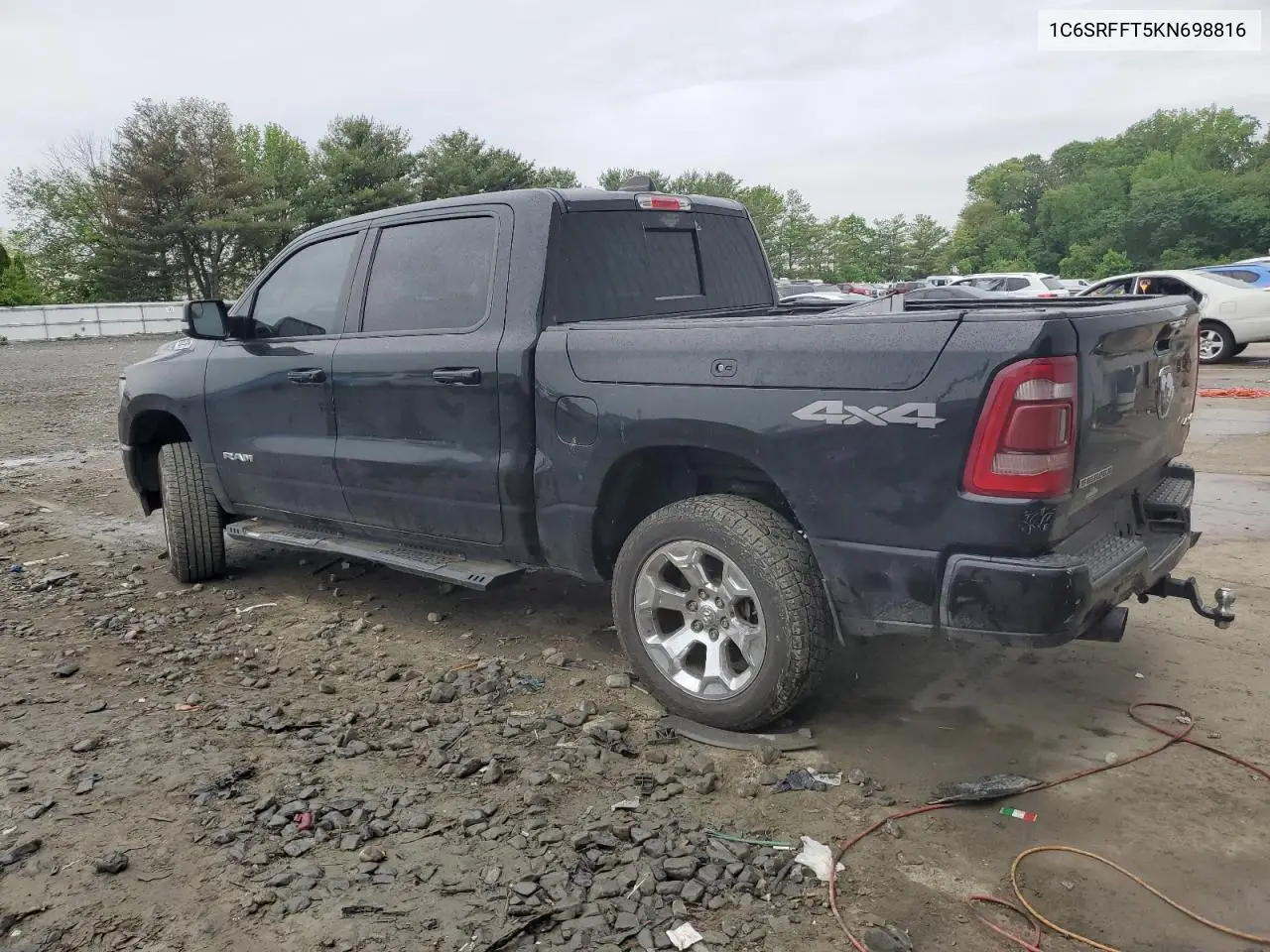 2019 Ram 1500 Big Horn/Lone Star VIN: 1C6SRFFT5KN698816 Lot: 55287665