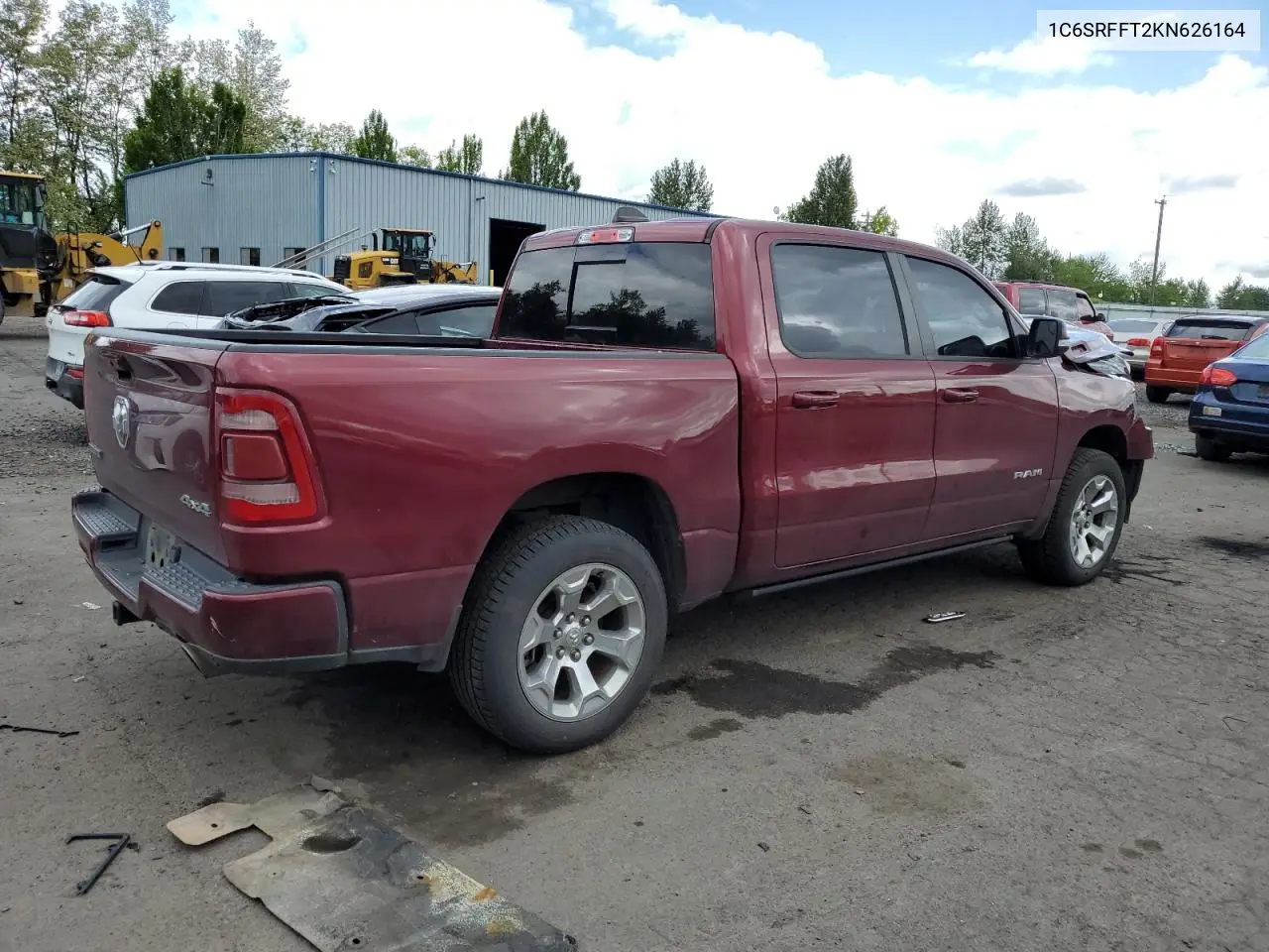 1c6srfft2kn626164 1C6SRFFT2KN626164 2019 Ram 1500 Big Horn/Lone Star