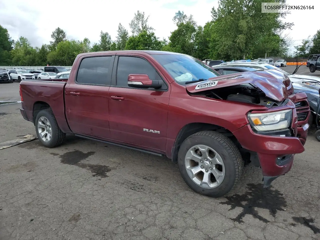 1c6srfft2kn626164 1C6SRFFT2KN626164 2019 Ram 1500 Big Horn/Lone Star