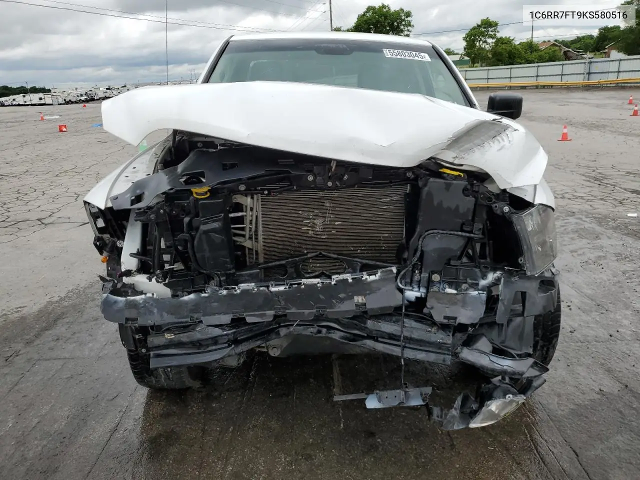 2019 Ram 1500 Classic Tradesman VIN: 1C6RR7FT9KS580516 Lot: 55803045