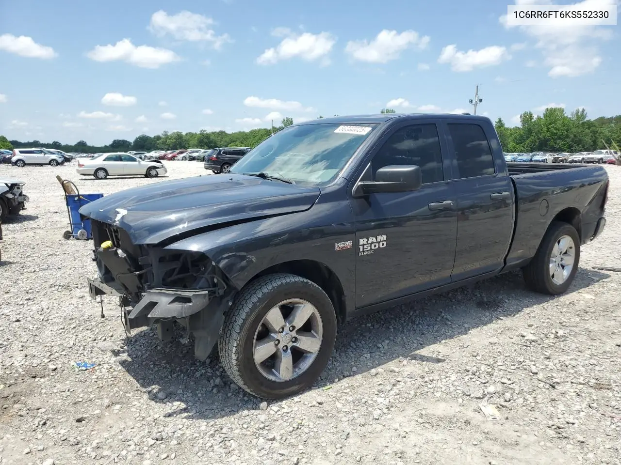 2019 Ram 1500 Classic Tradesman VIN: 1C6RR6FT6KS552330 Lot: 56380025