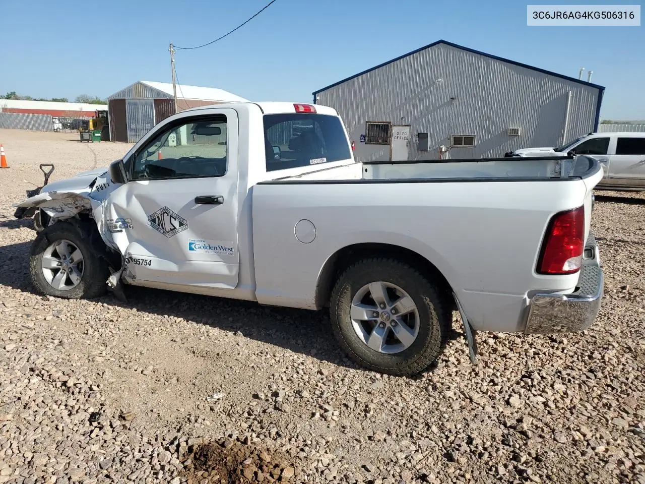 2019 Ram 1500 Classic Tradesman VIN: 3C6JR6AG4KG506316 Lot: 56421905
