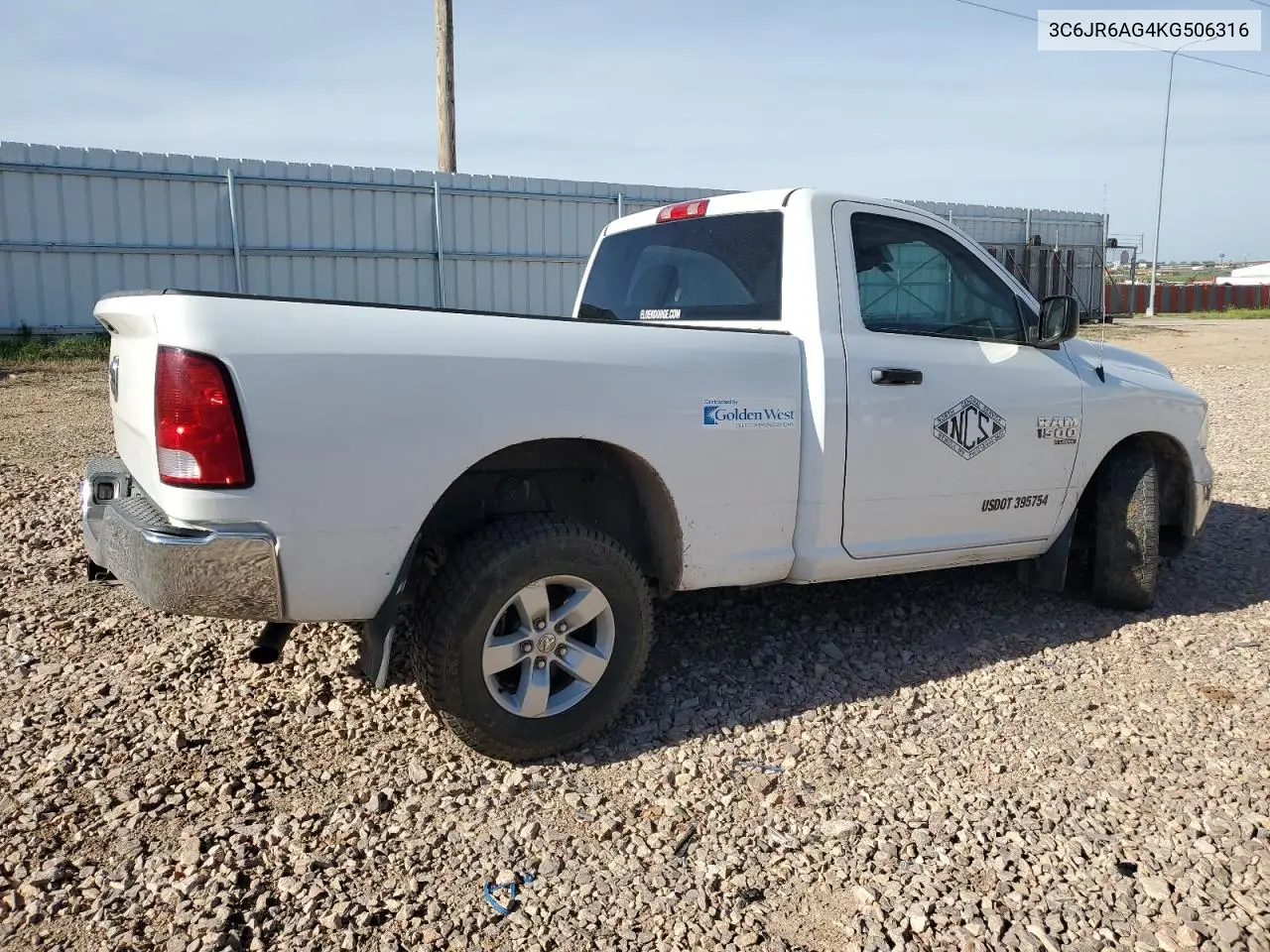 2019 Ram 1500 Classic Tradesman VIN: 3C6JR6AG4KG506316 Lot: 56421905