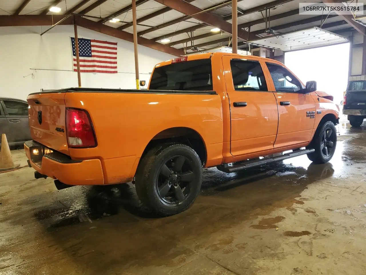 2019 Ram 1500 Classic Tradesman VIN: 1C6RR7KT5KS615784 Lot: 56498875