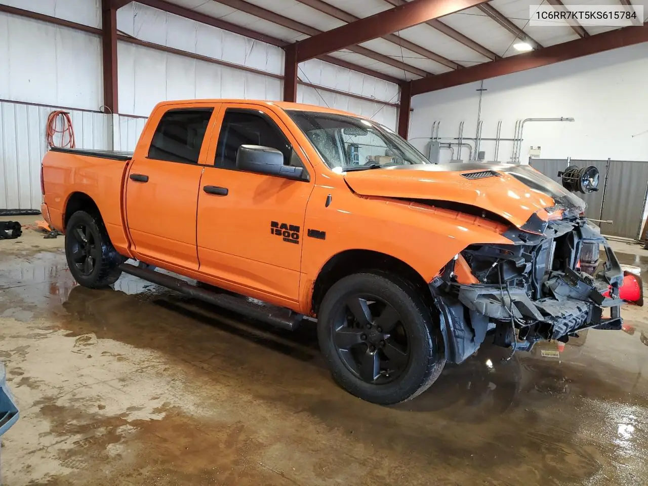 2019 Ram 1500 Classic Tradesman VIN: 1C6RR7KT5KS615784 Lot: 56498875
