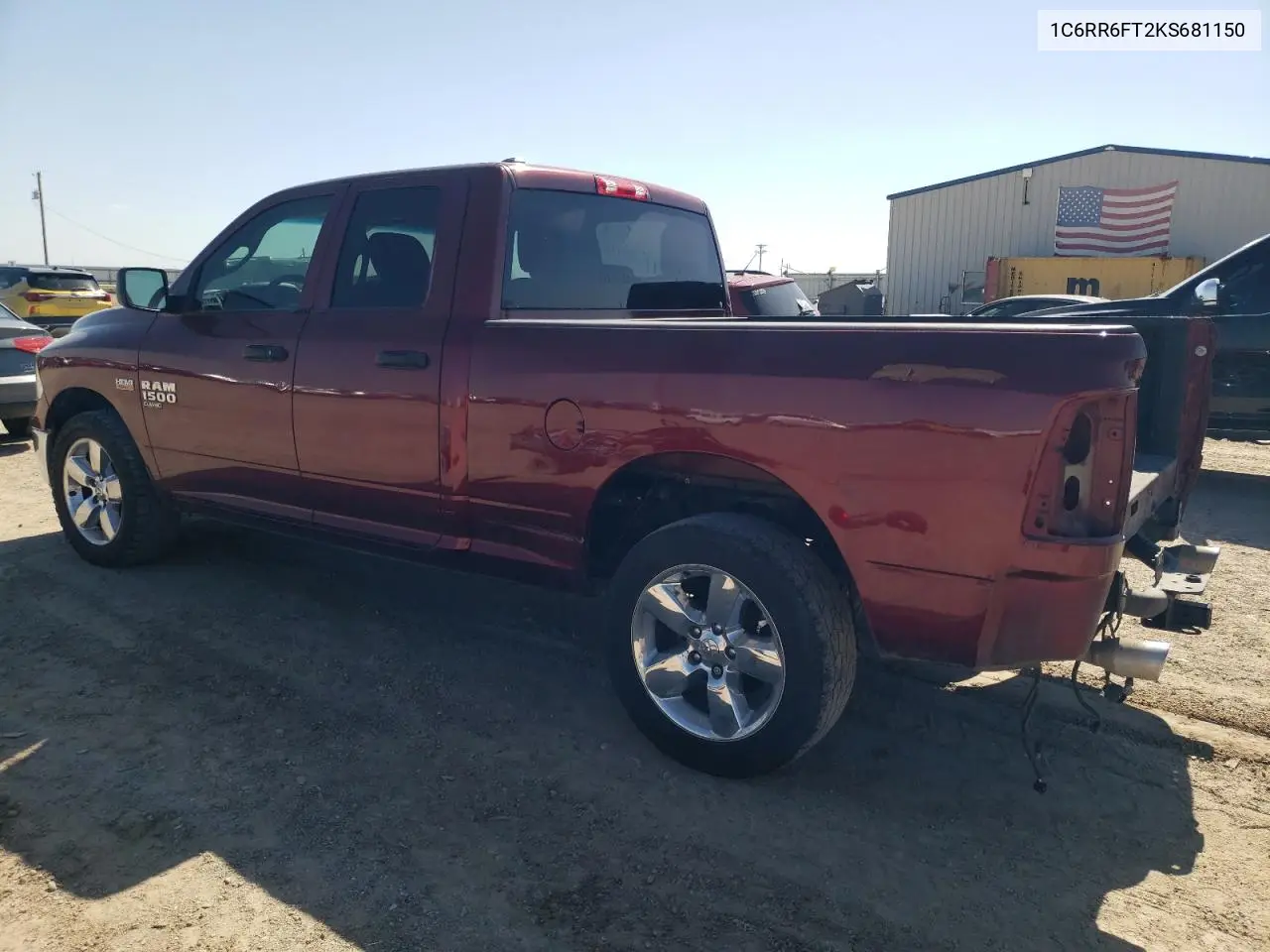 2019 Ram 1500 Classic Tradesman VIN: 1C6RR6FT2KS681150 Lot: 56525405