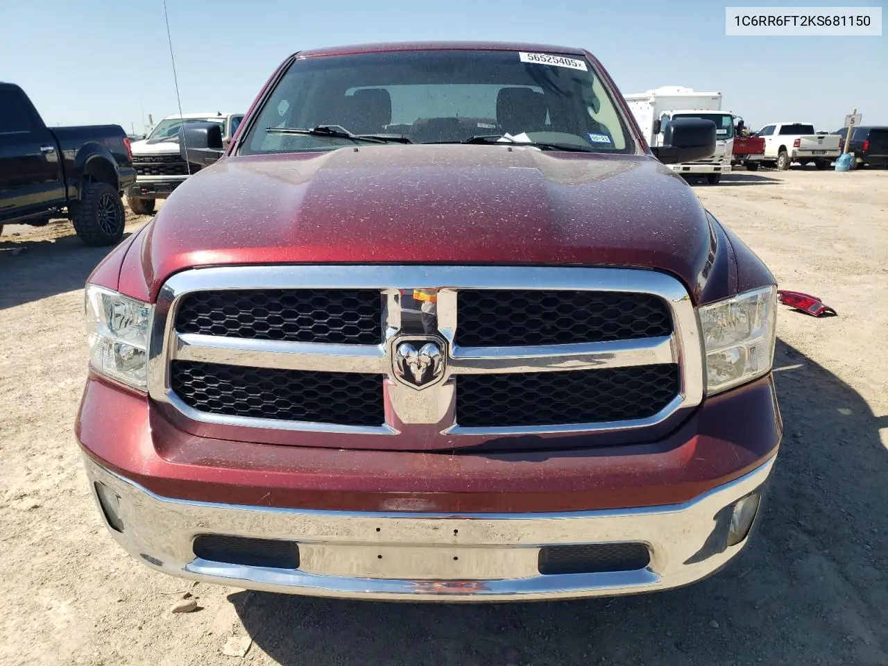 2019 Ram 1500 Classic Tradesman VIN: 1C6RR6FT2KS681150 Lot: 56525405