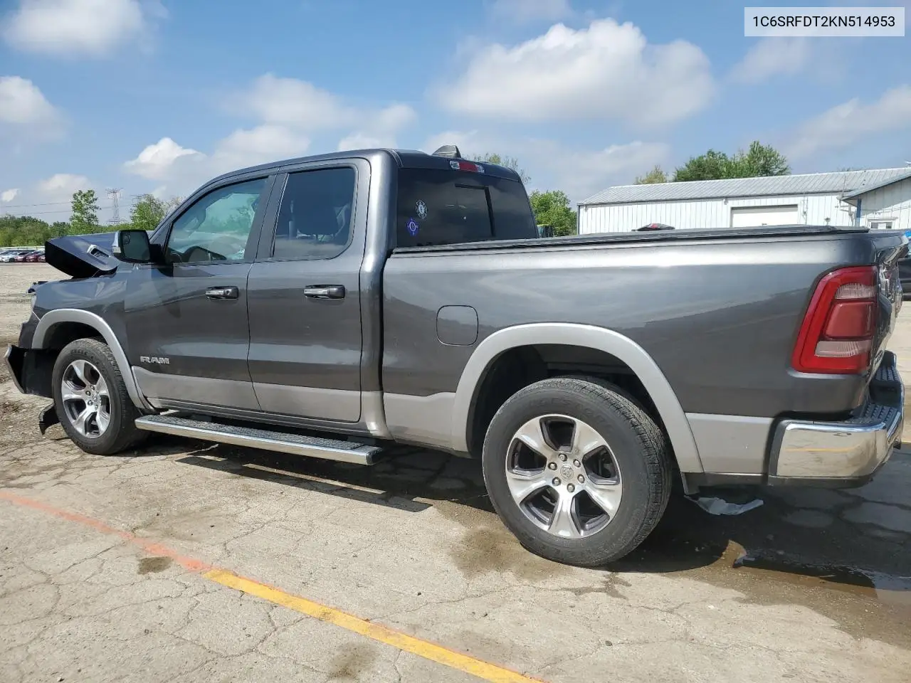 2019 Ram 1500 Laramie VIN: 1C6SRFDT2KN514953 Lot: 56747675