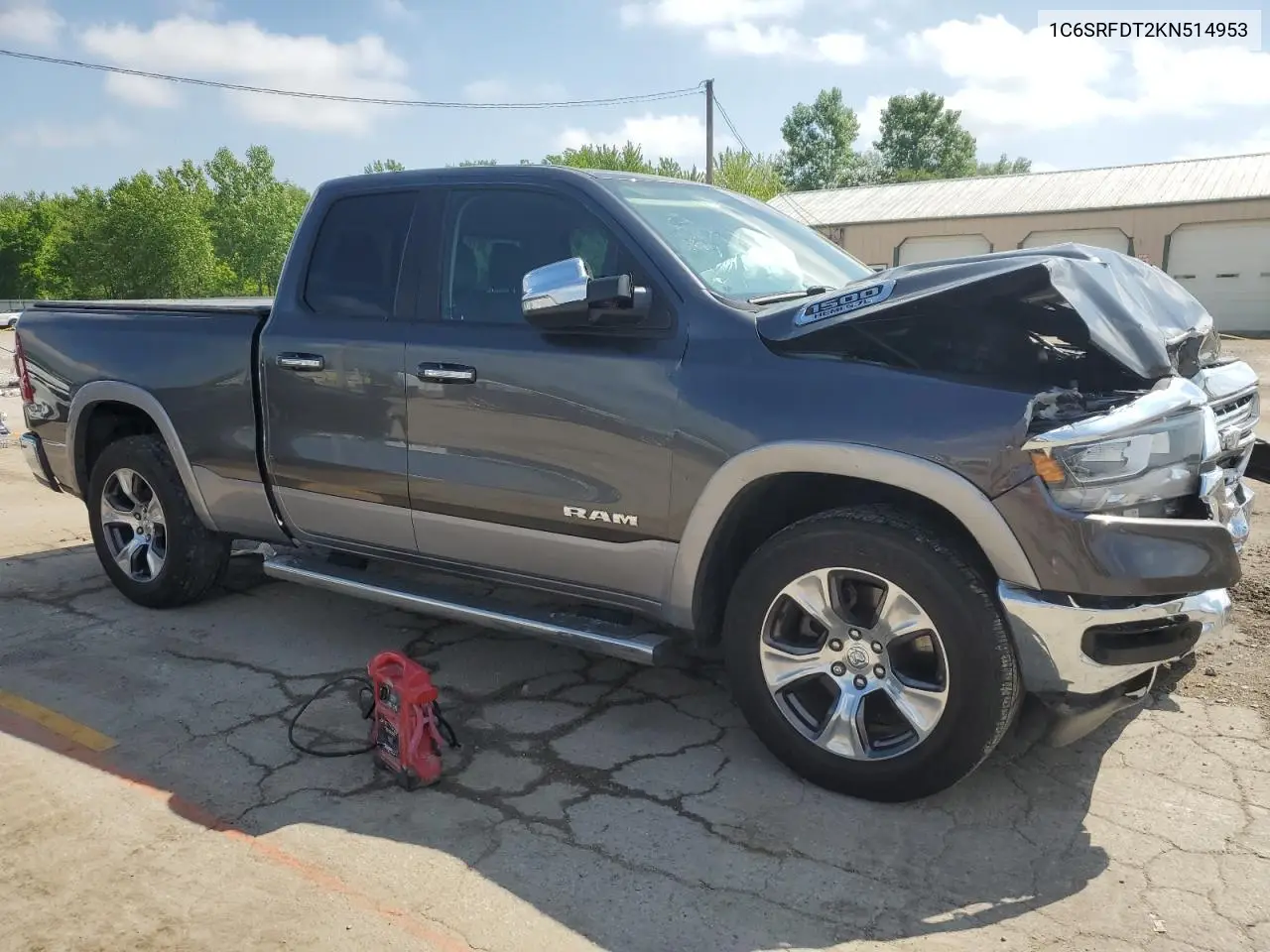 2019 Ram 1500 Laramie VIN: 1C6SRFDT2KN514953 Lot: 56747675