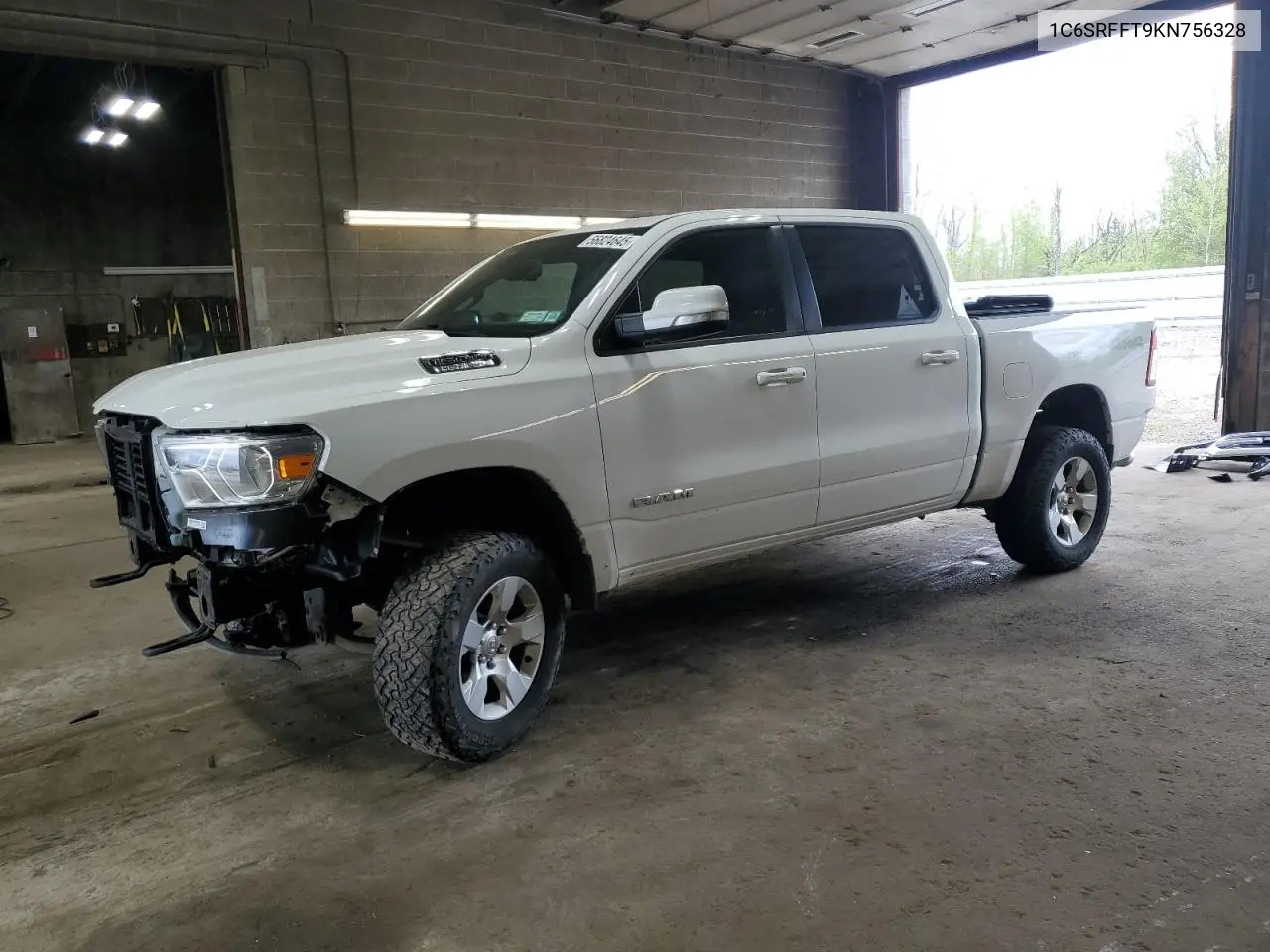 2019 Ram 1500 Big Horn/Lone Star VIN: 1C6SRFFT9KN756328 Lot: 56824645