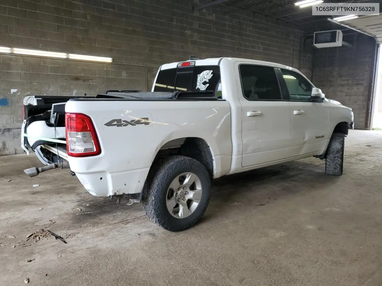 2019 Ram 1500 Big Horn/Lone Star VIN: 1C6SRFFT9KN756328 Lot: 56824645