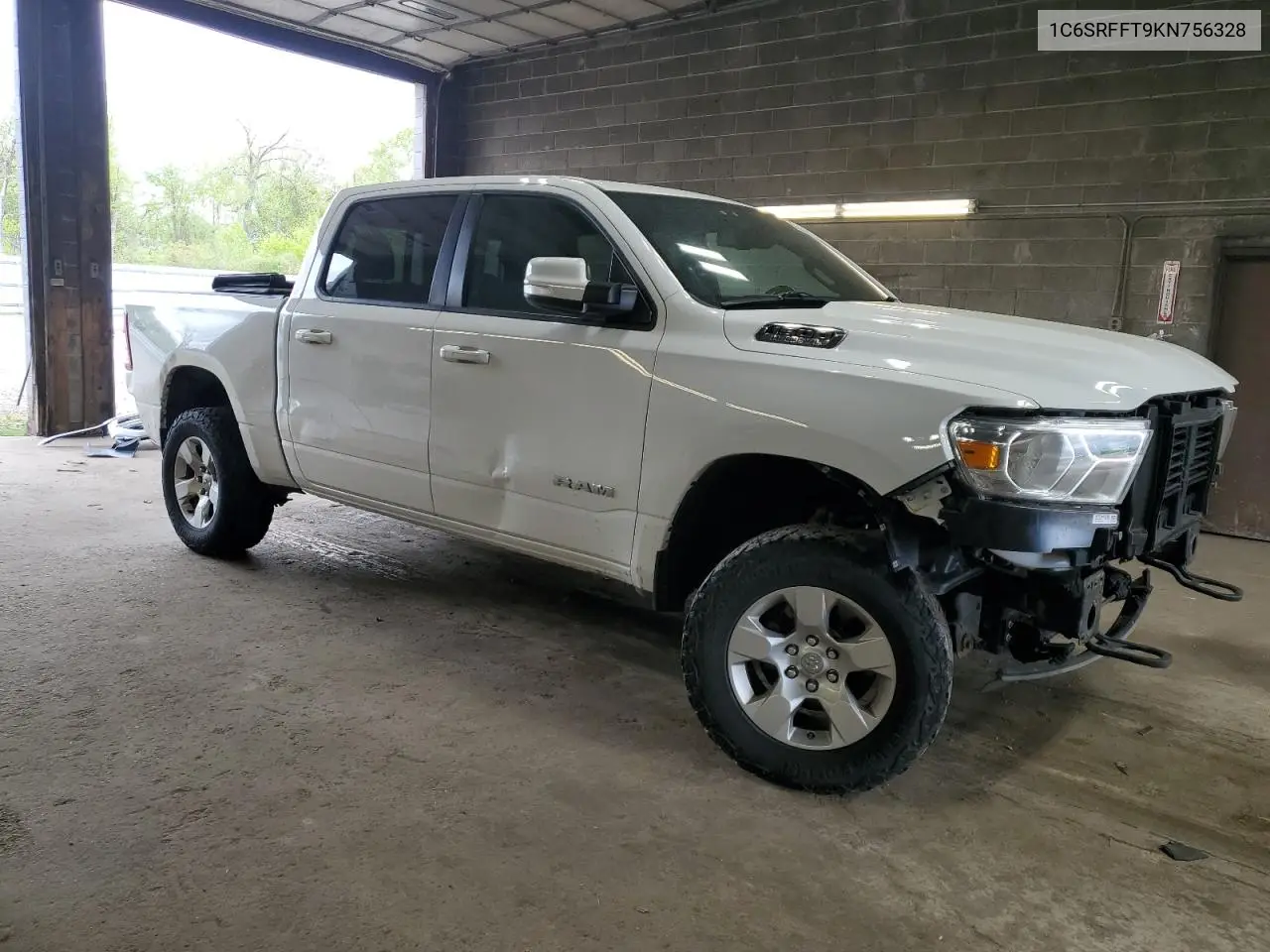 2019 Ram 1500 Big Horn/Lone Star VIN: 1C6SRFFT9KN756328 Lot: 56824645